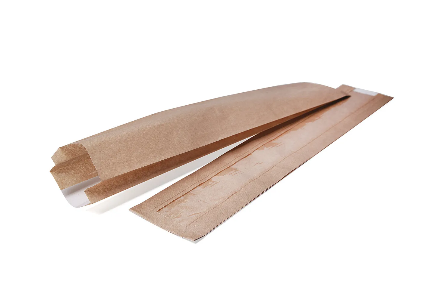 Оранжевые бумажные пакеты