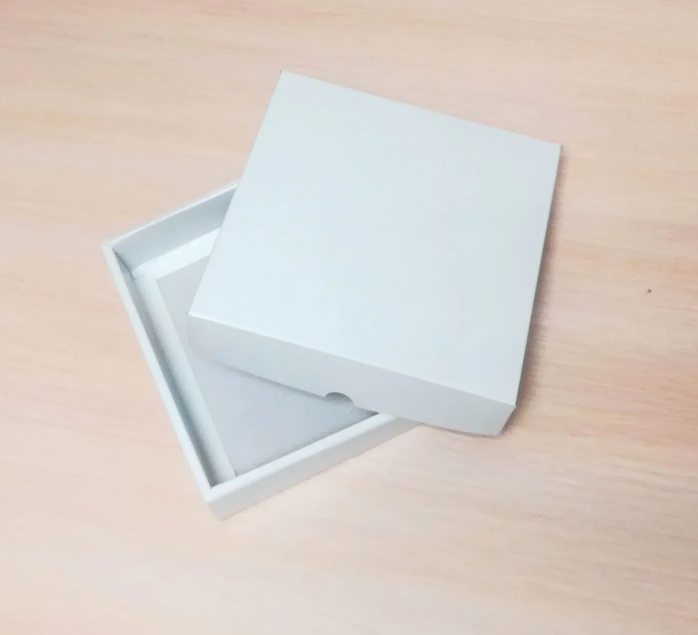 Изготовление белых коробок крышка-дно