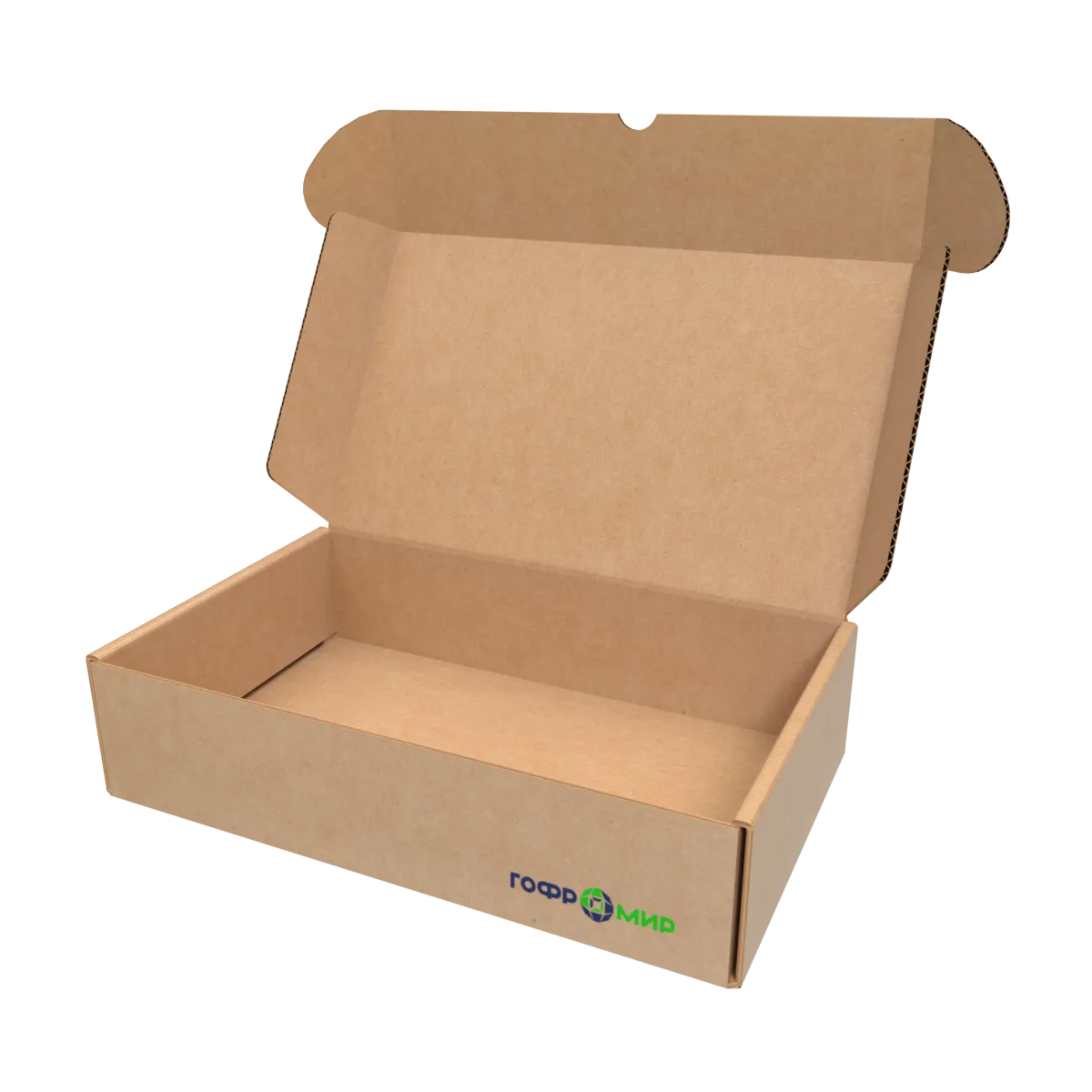 Изготовление картонных коробок с откидной крышкой