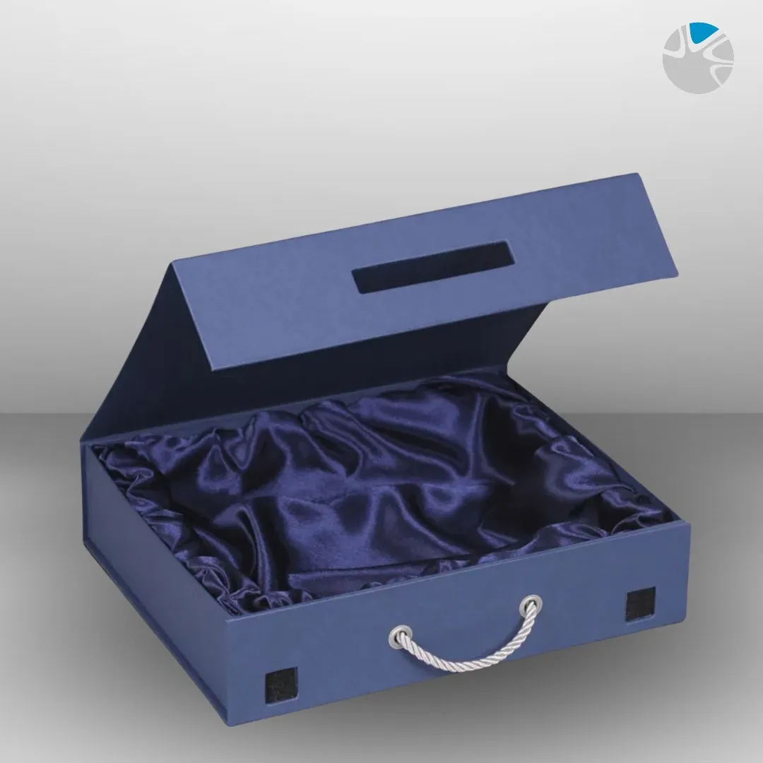 Изготовление коробок с ручкой на магнитах