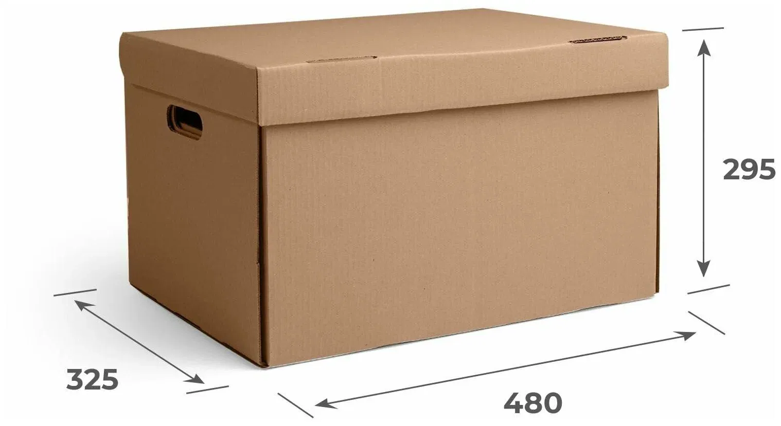 Изготовление плотных картонных коробок с крышкой