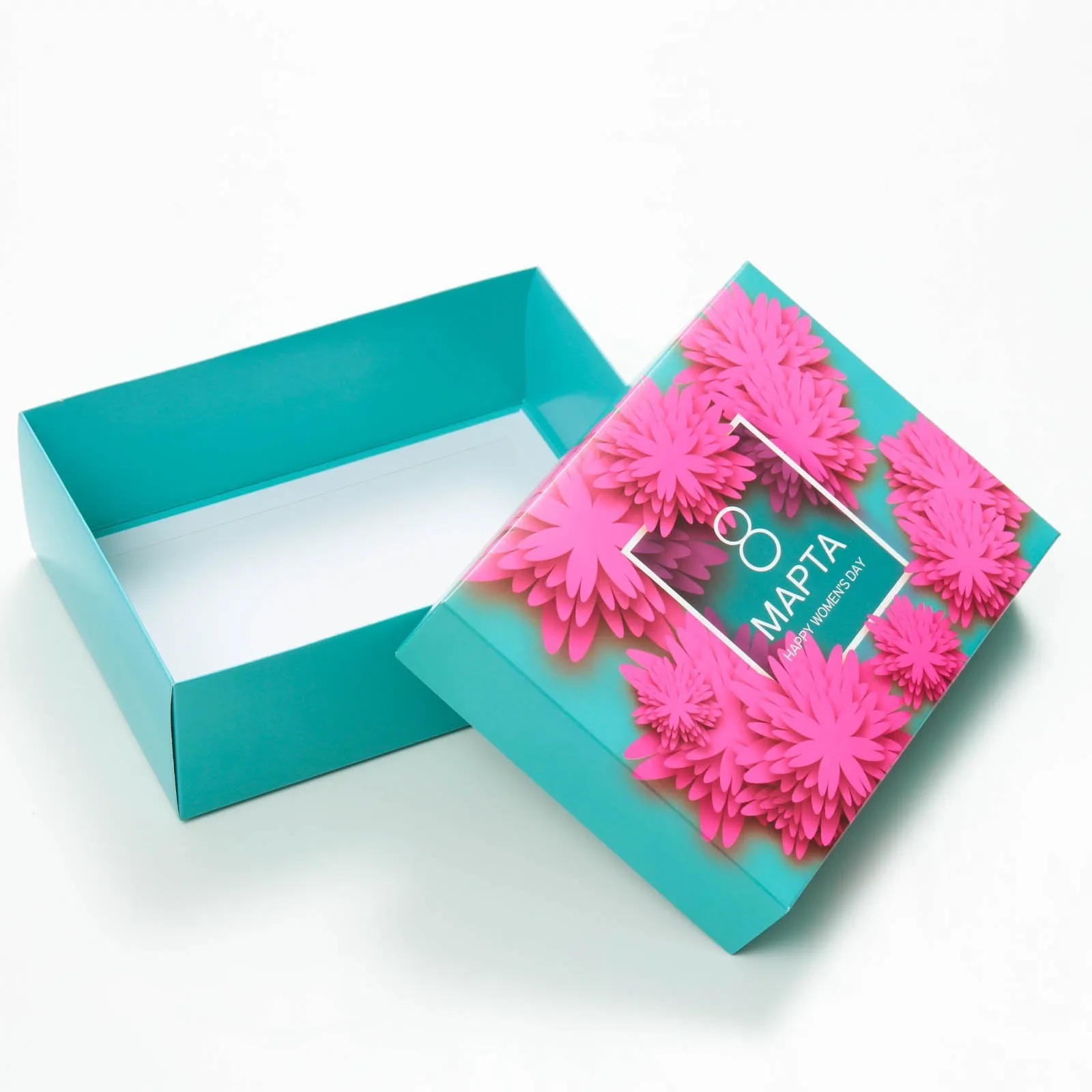 Изготовление подарочных коробок крышка-дно