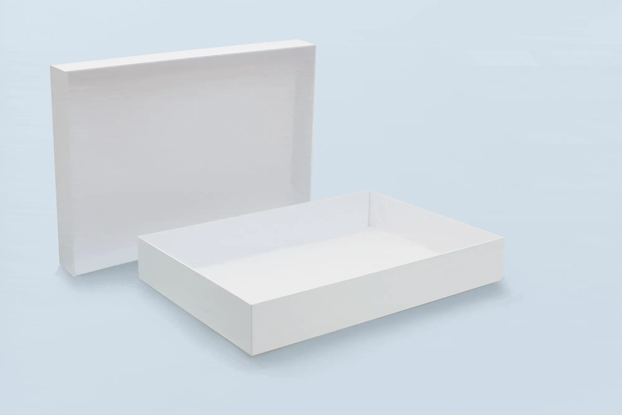 Изготовление коробок крышка-дно формата А4