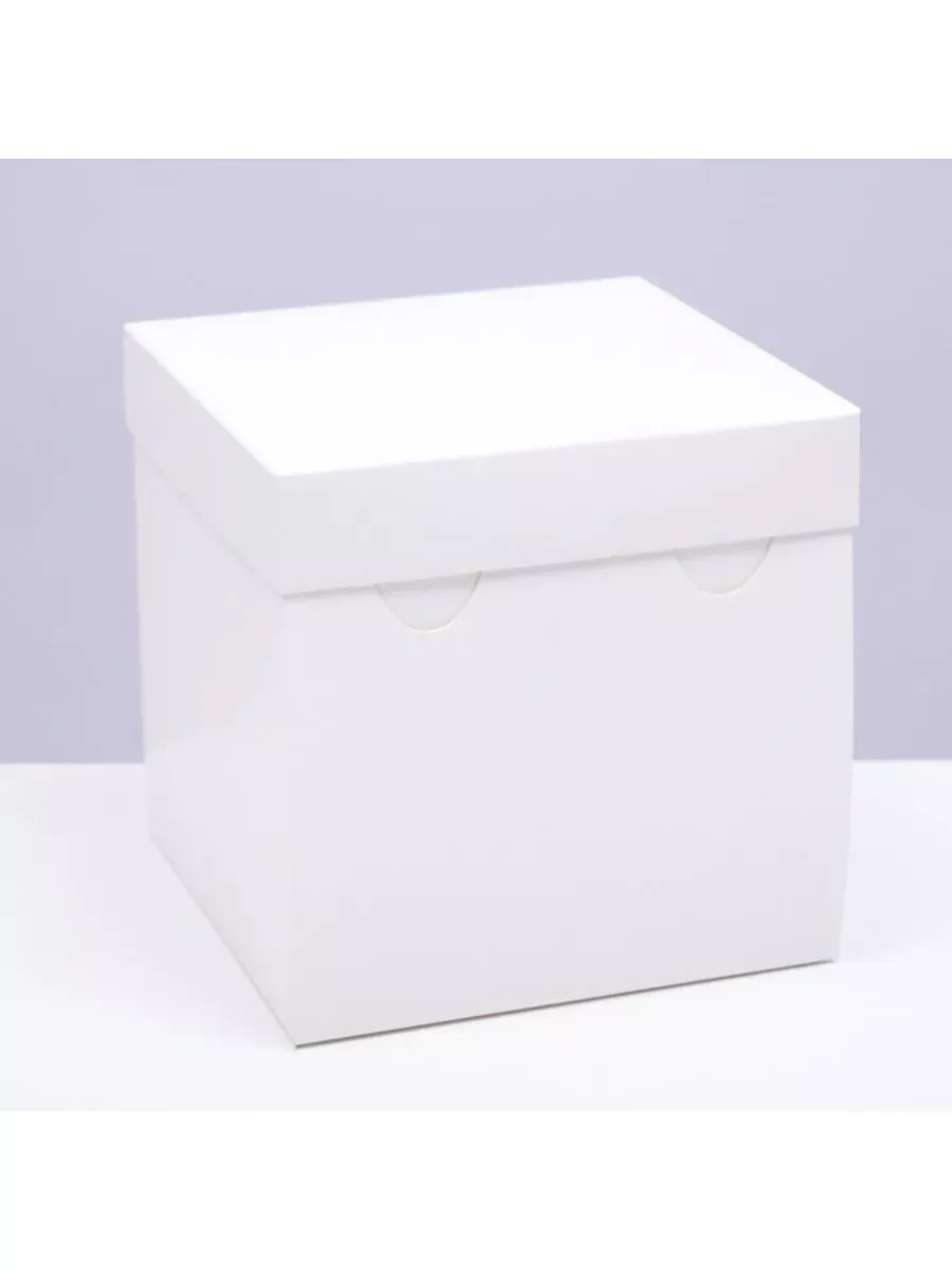 Изготовление белых коробок крышка-дно