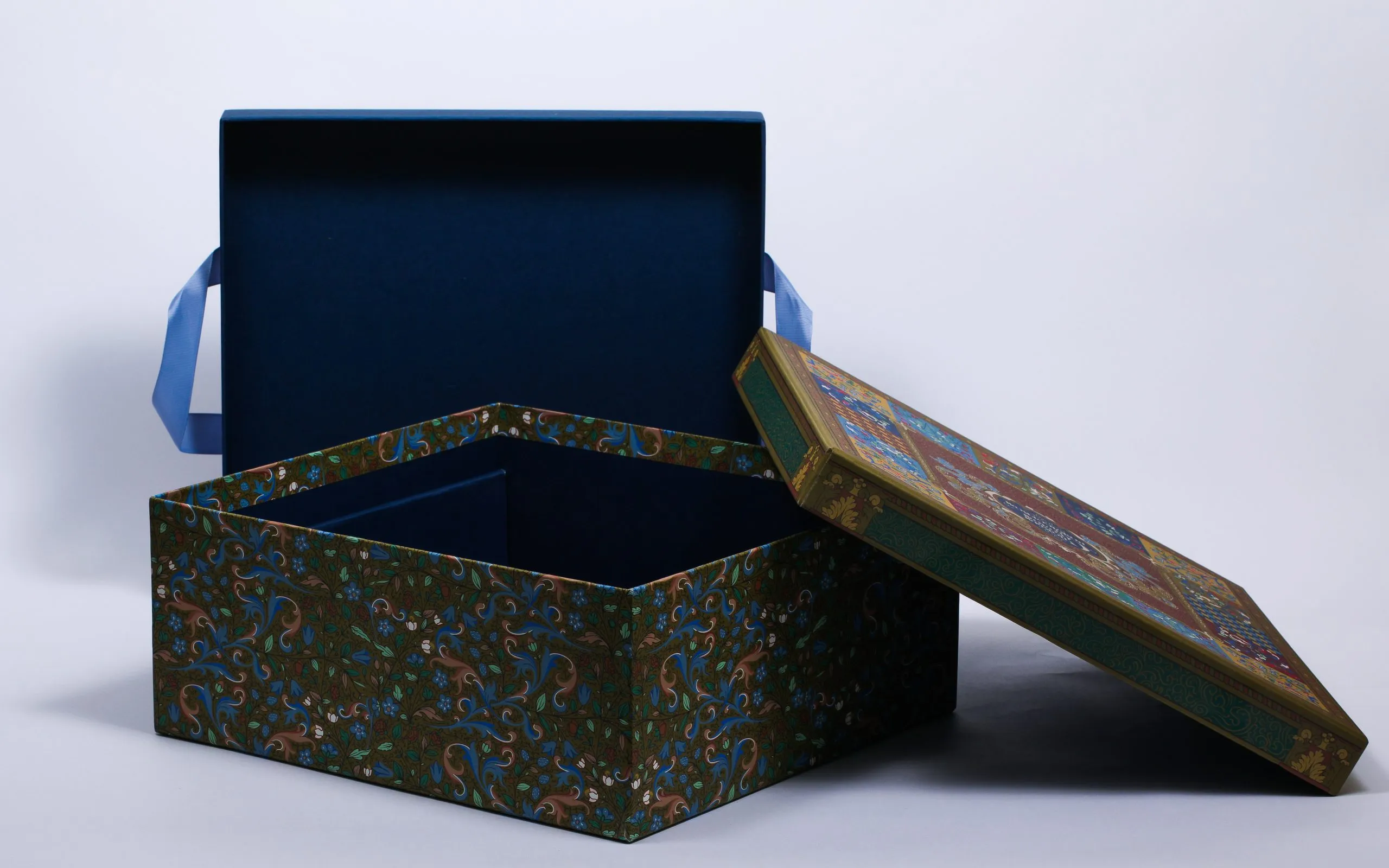 Изготовление коробок крышка-дно с ручками