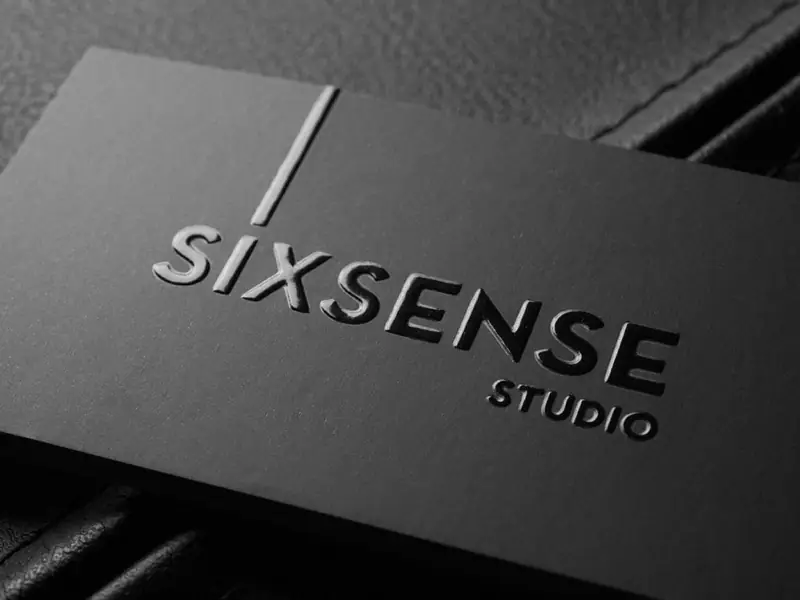 Кашированные визитки с лаком