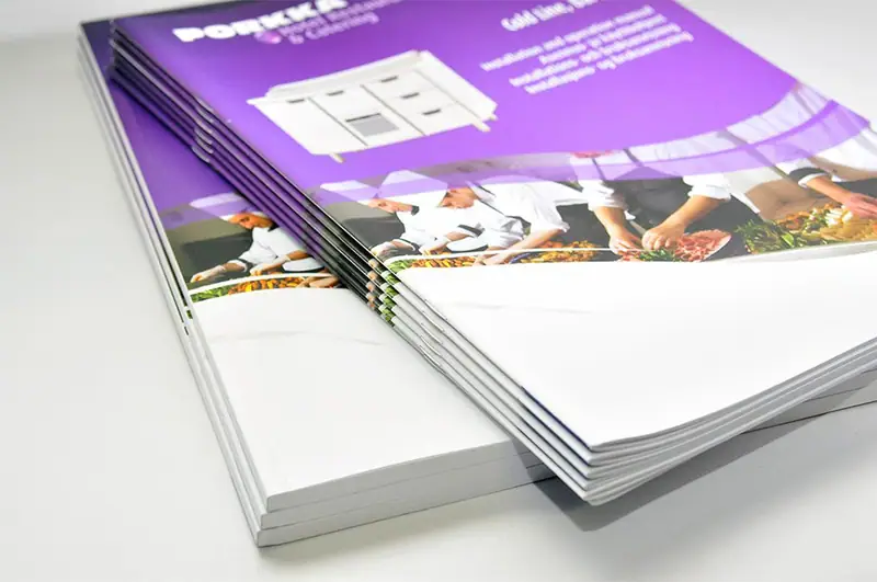 Печать брошюр на скрепке