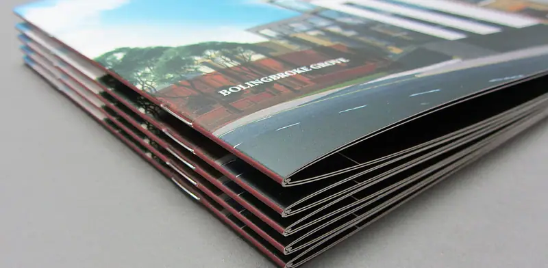 Печать брошюр на скрепке