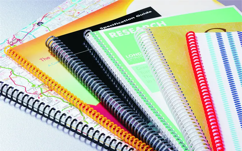 Печать книг на пружине