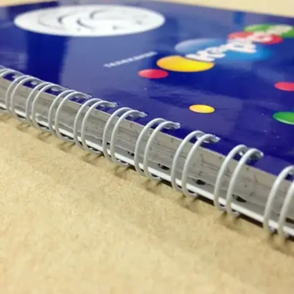 Печать книг на пружине