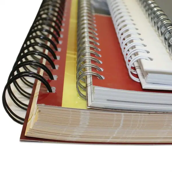 Печать книг на пружине