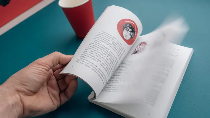 Печать книг в мягком переплете