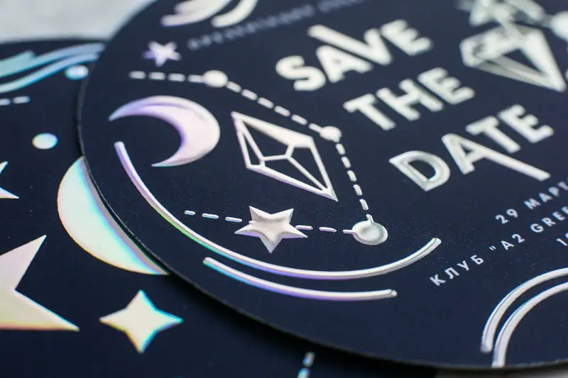 Печать с лаком 3D