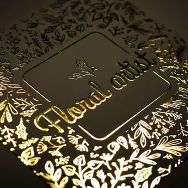 Визитки с 3D лаком