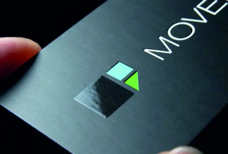 Визитки с УФ лаком