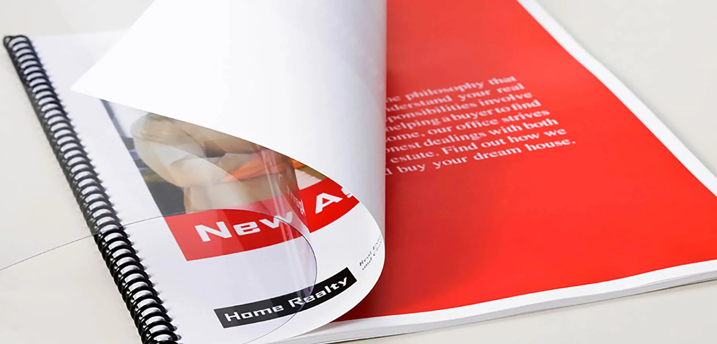 Брошюры на металлической пружине