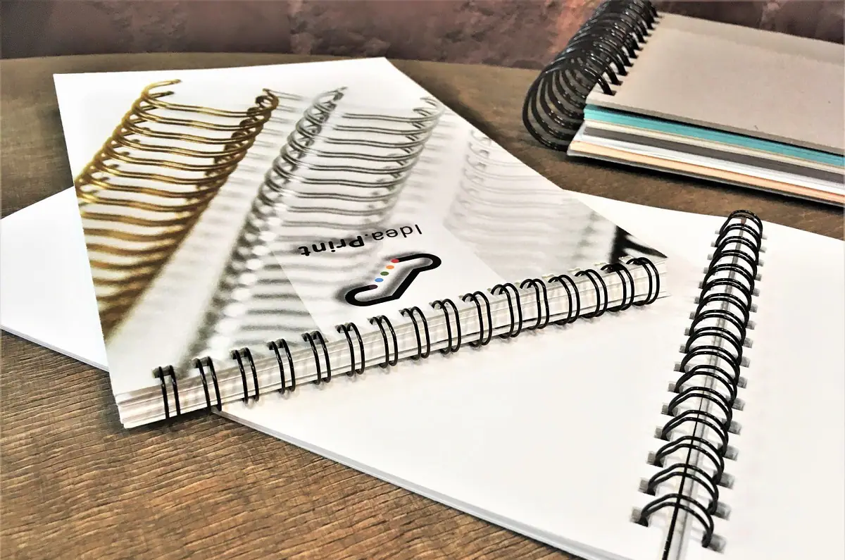 Печать блокнотов А5 на спирали