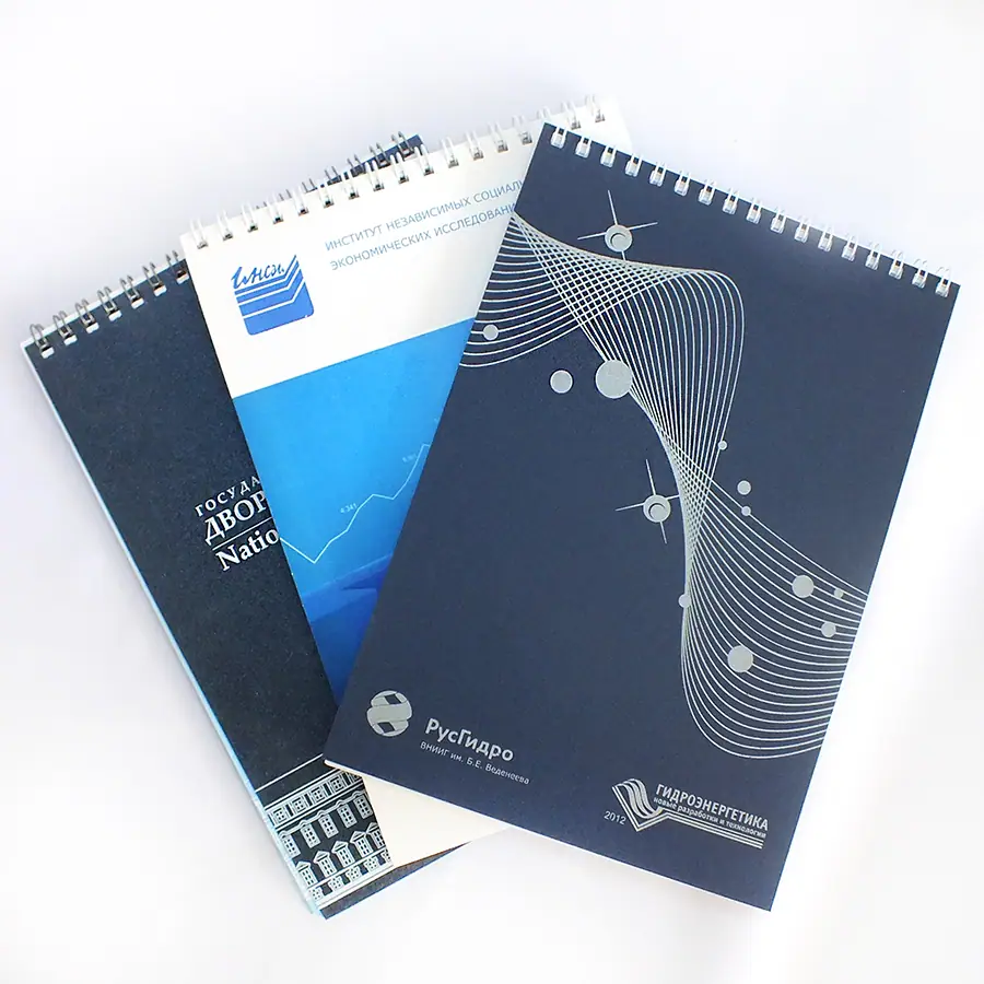 Печать блокнотов А5 с логотипом