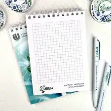 Печать блокнотов А5 в клетку