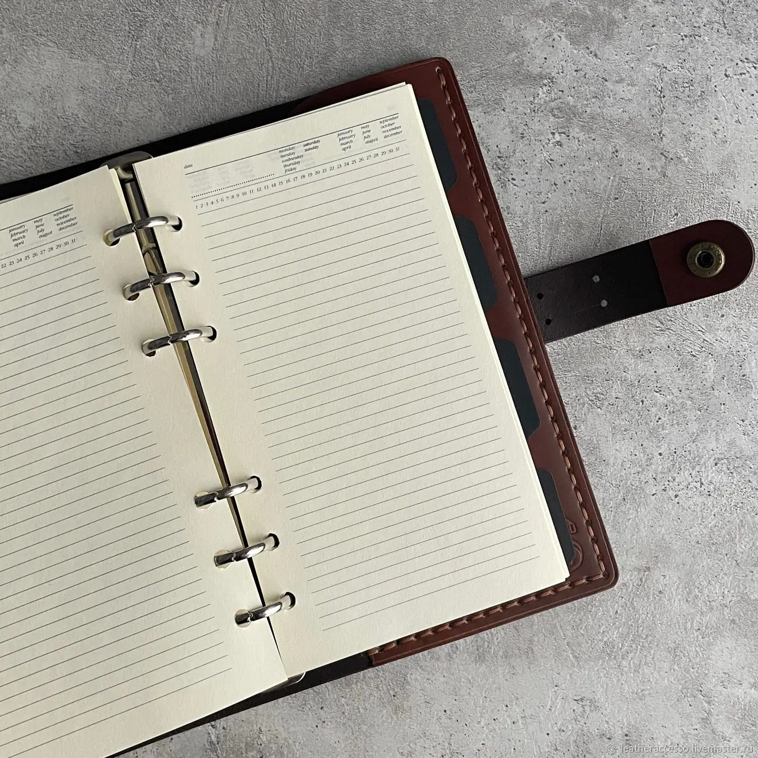 Печать блокнотов А6 на кольцах