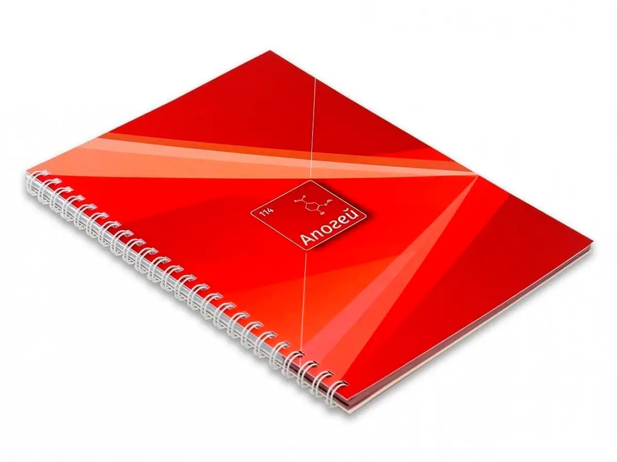 Печать блокнотов А6 на спирали