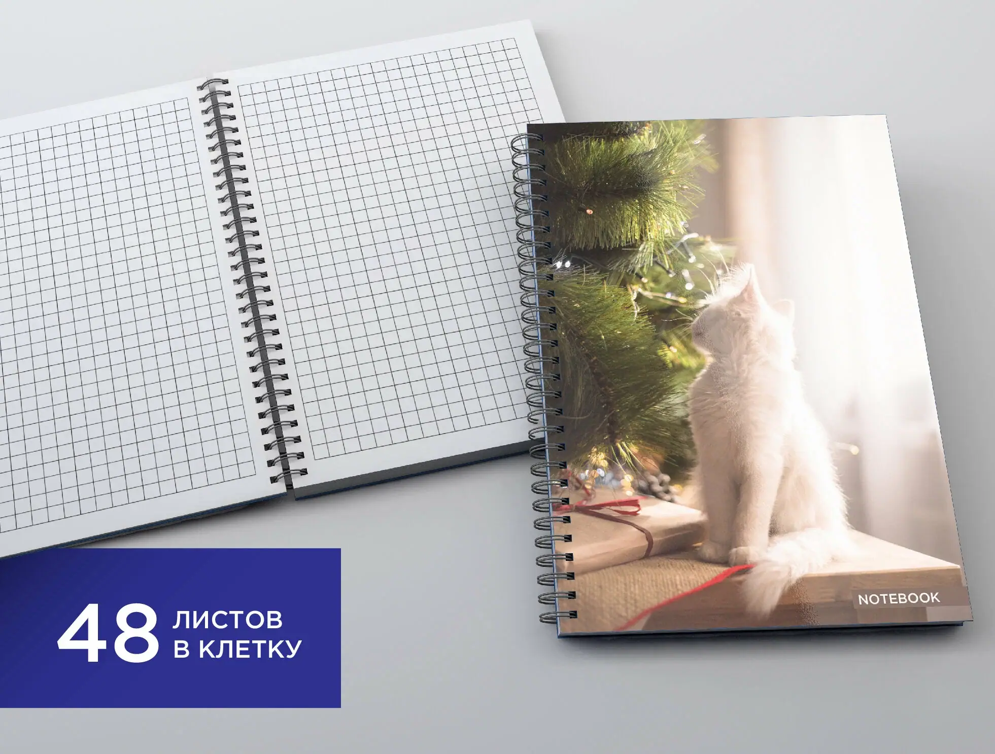 Печать блокнотов А6 в клетку