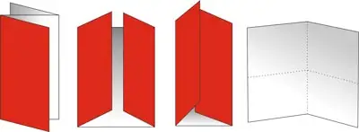 Печать буклетов А3, 2 фальца