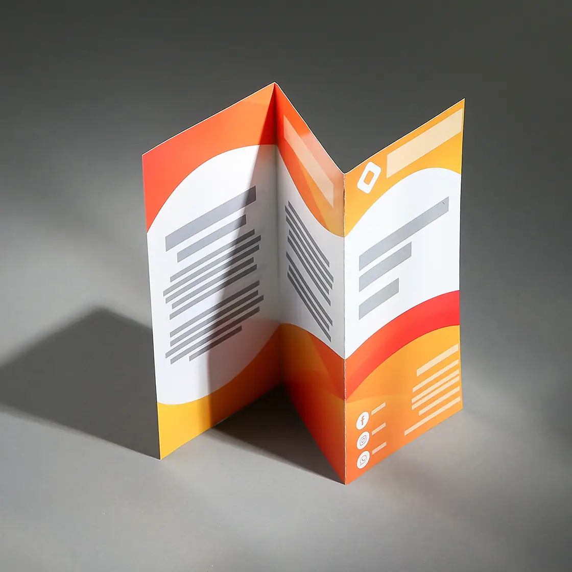 Печать буклетов А4 гармошка