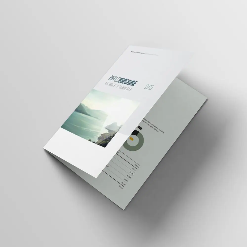 Печать горизонтальных буклетов А5