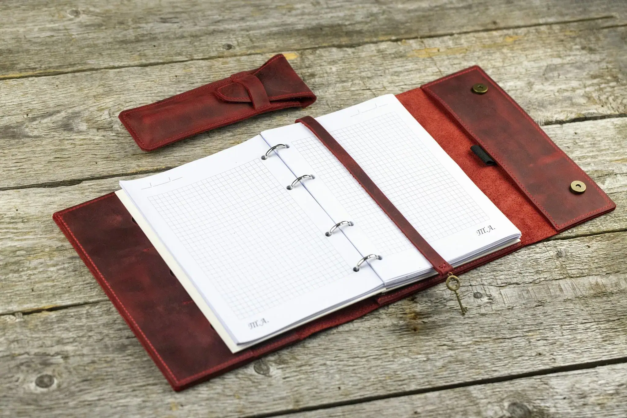 Печать кожаных блокнотов А5