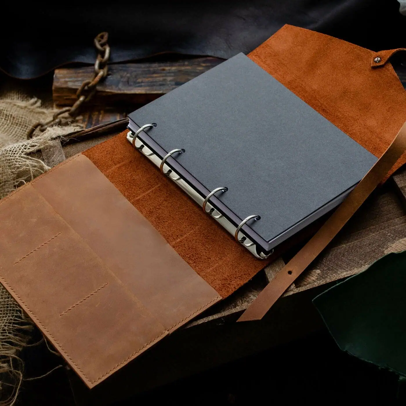 Печать кожаных блокнотов А6