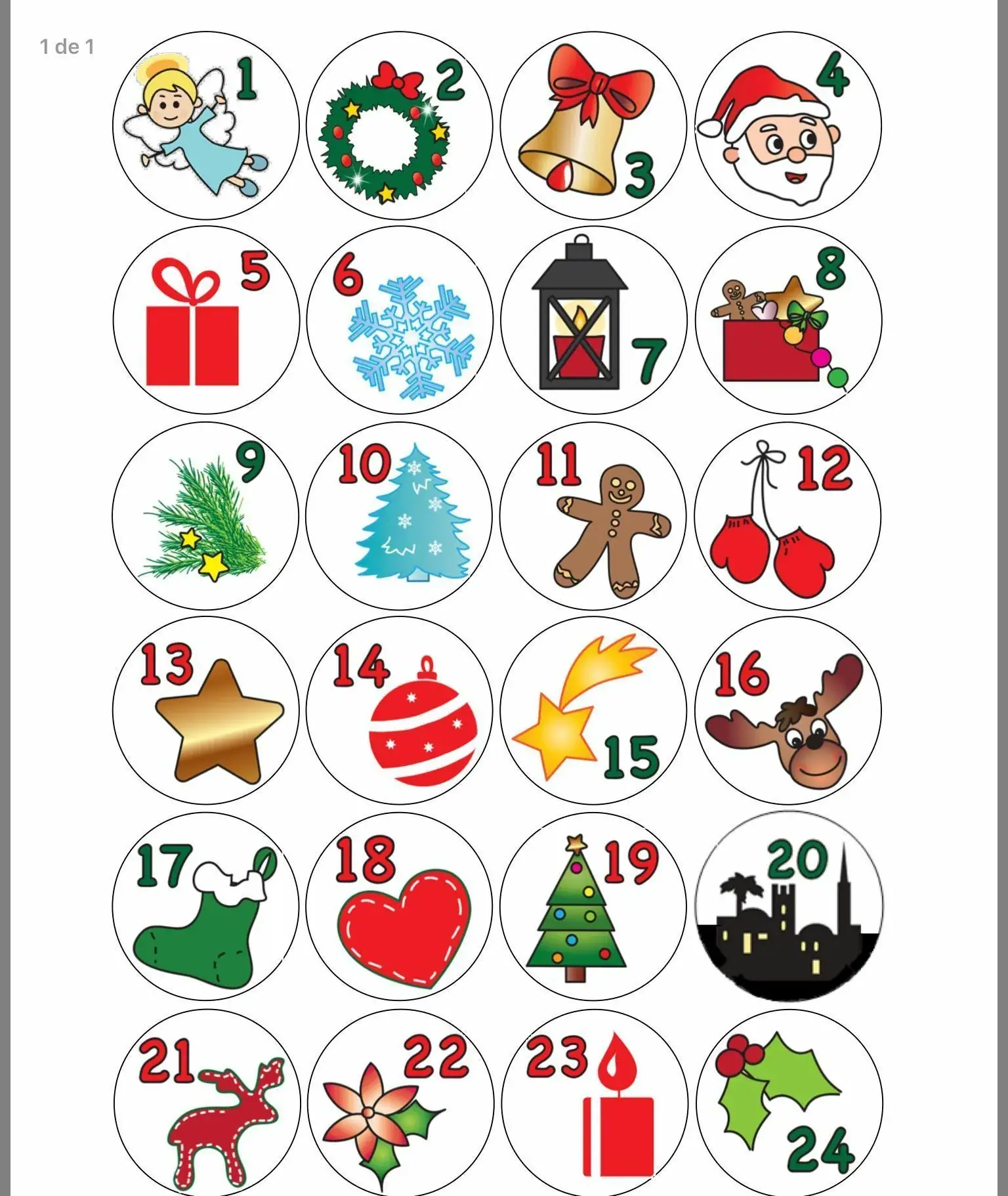 Печать адвент календарей