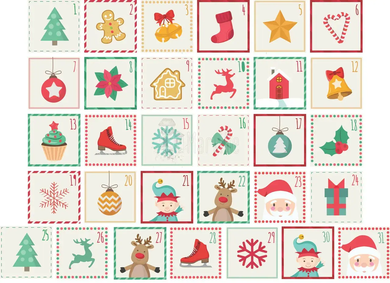 Печать адвент календарей