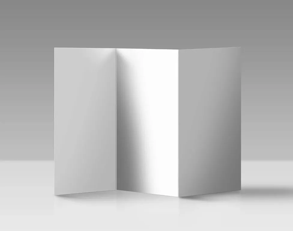 Буклеты с 2 фальцами