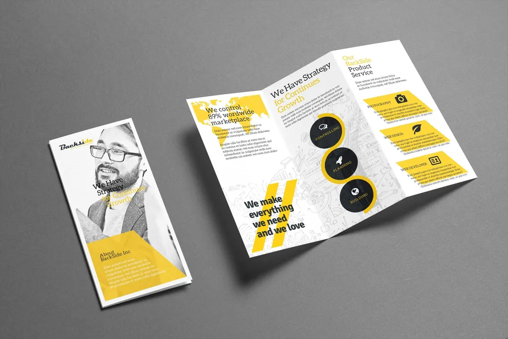 Двусторонняя печать брошюр