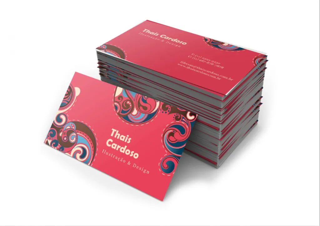 Изготовление 100 штук визиток