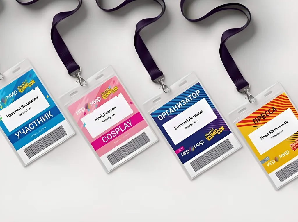 Изготовление бейджей для выставок и мероприятий