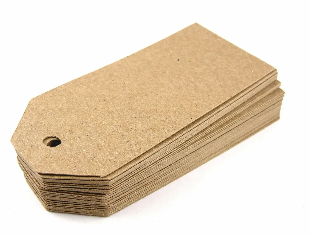 Изготовление бирок из картона