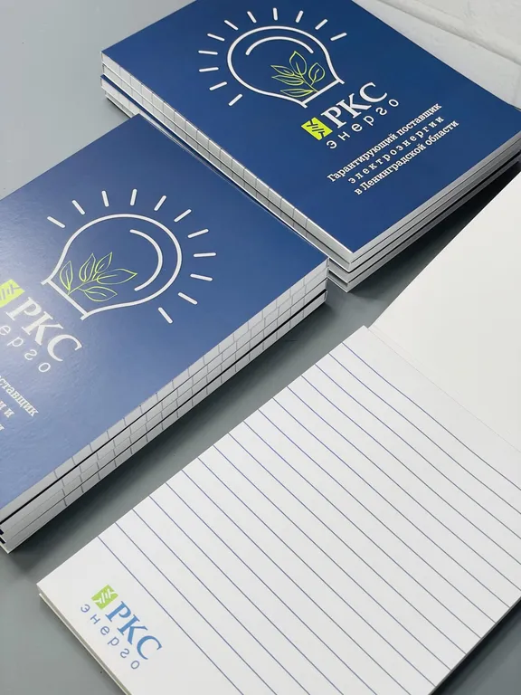 Изготовление блокнотов малым тиражом