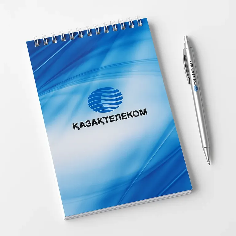 Изготовление блокнотов с логотипом компании