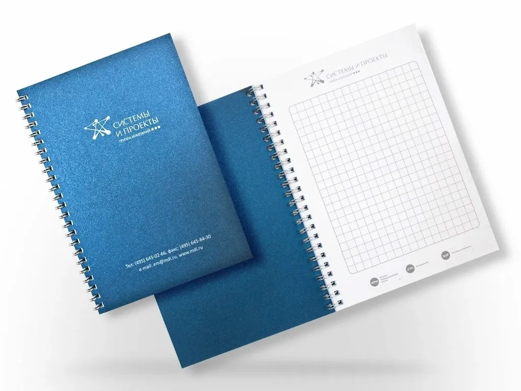 Изготовление блокнотов с логотипом компании