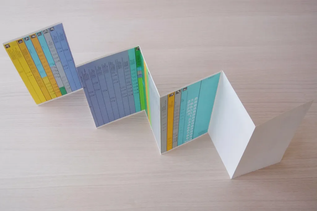 Изготовление буклета-гармошки