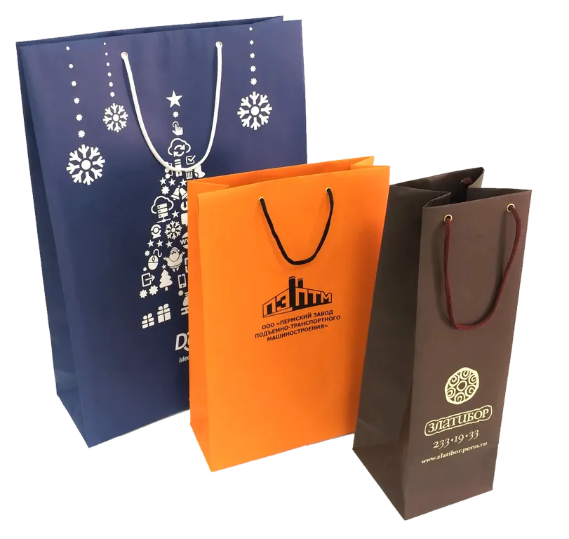 Изготовление бумажных пакетов малым тиражом