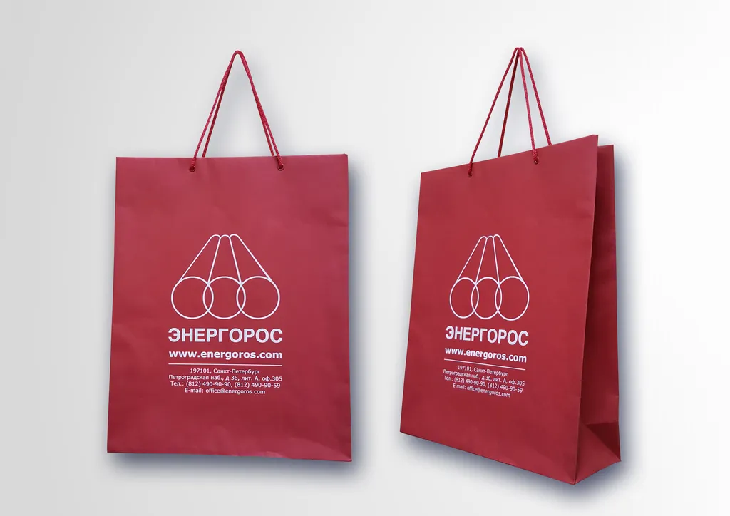 Изготовление бумажных пакетов с шелкографией