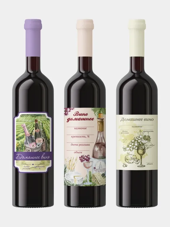 Изготовление этикеток на вино