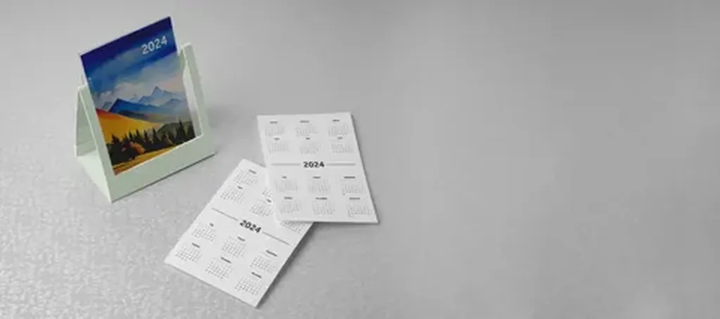 Изготовление карманных календариков