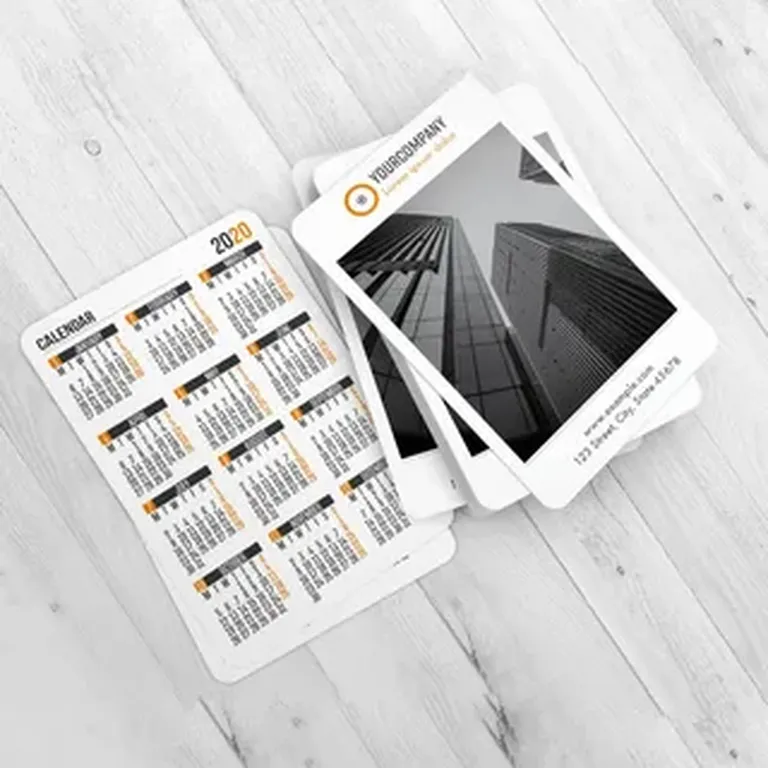 Изготовление карманных календариков