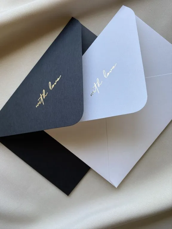 Изготовление конвертов из дизайнерской бумаги