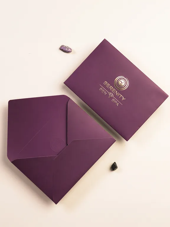 Изготовление конвертов из дизайнерской бумаги