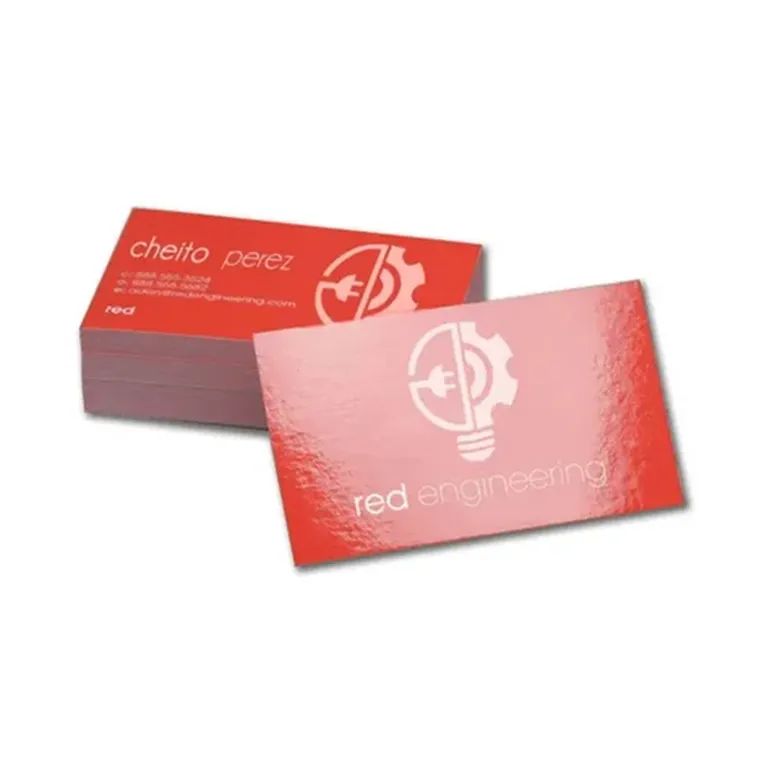 Изготовление ламинированных визиток